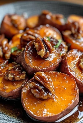 Walnut Maple Roasted Sweet Potatoes