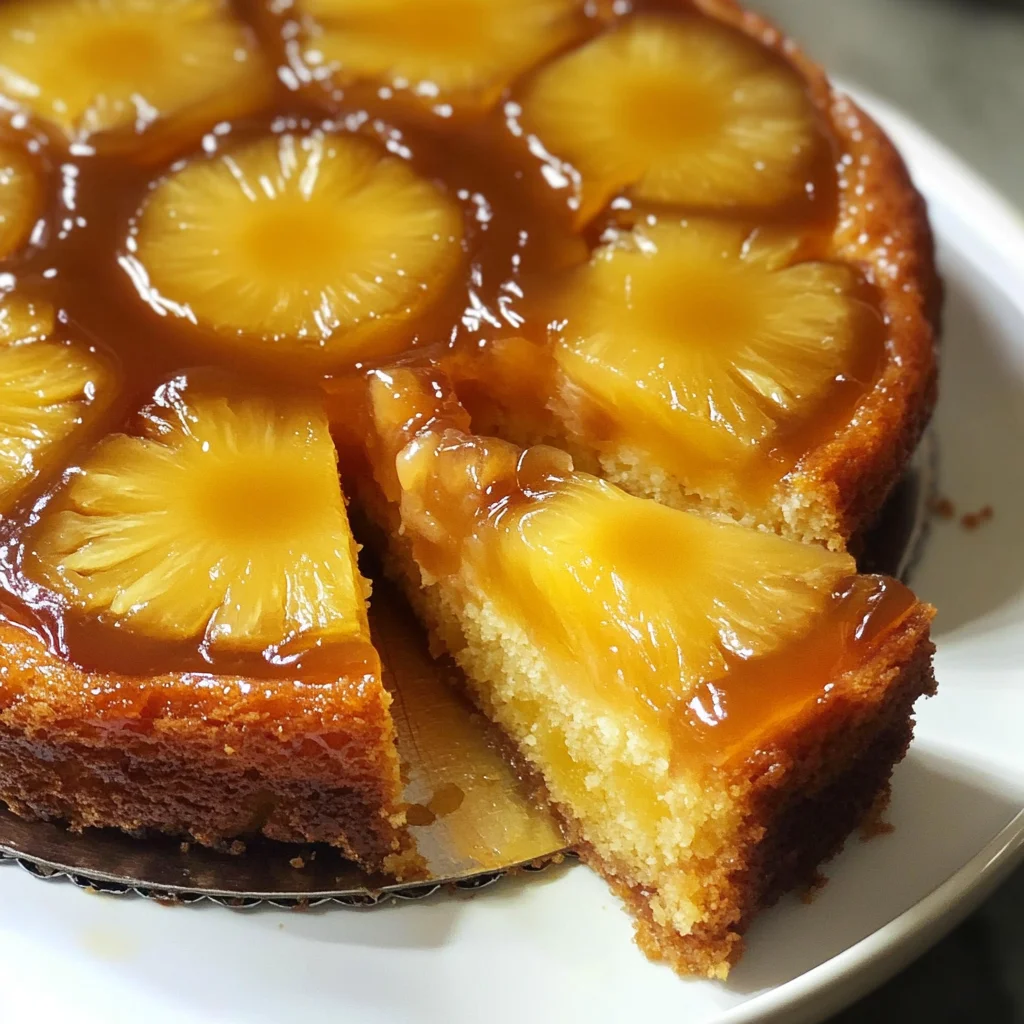 Pineapple Upside Down Cake