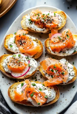 Smoked Salmon Crostini