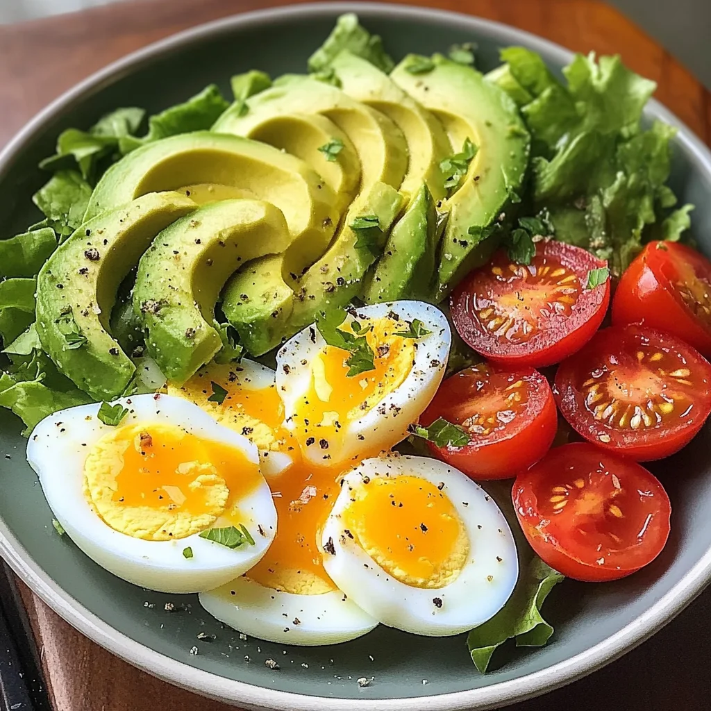 Soft-Boiled Eggs with Avocado, Cheddar & Fresh Veggies