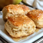 Apple Biscuits with Honey Butter Glaze