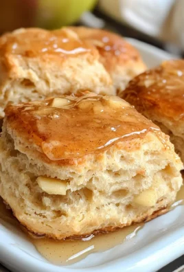 Apple Biscuits with Honey Butter Glaze