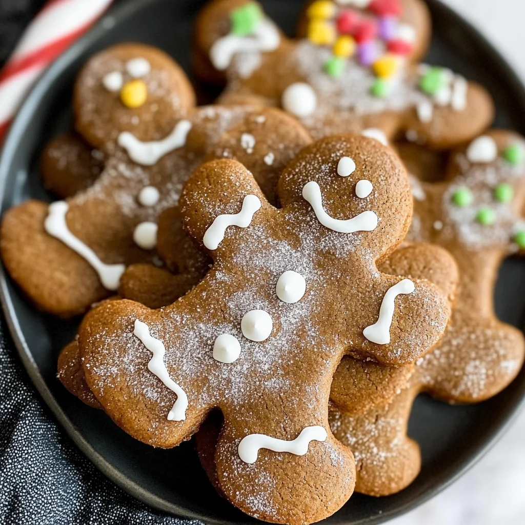 Chewy Gingerbread Man Cookies