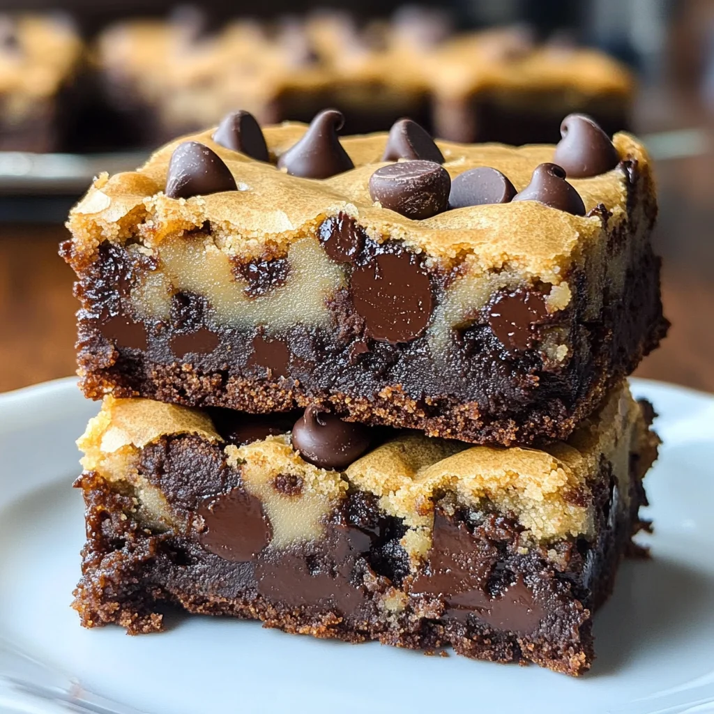 Chocolate Chip Cookie Brownies Recipe