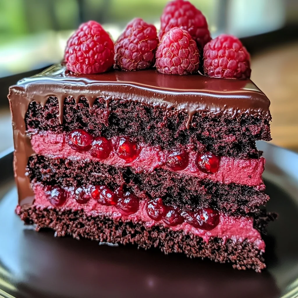 Chocolate Raspberry Cake