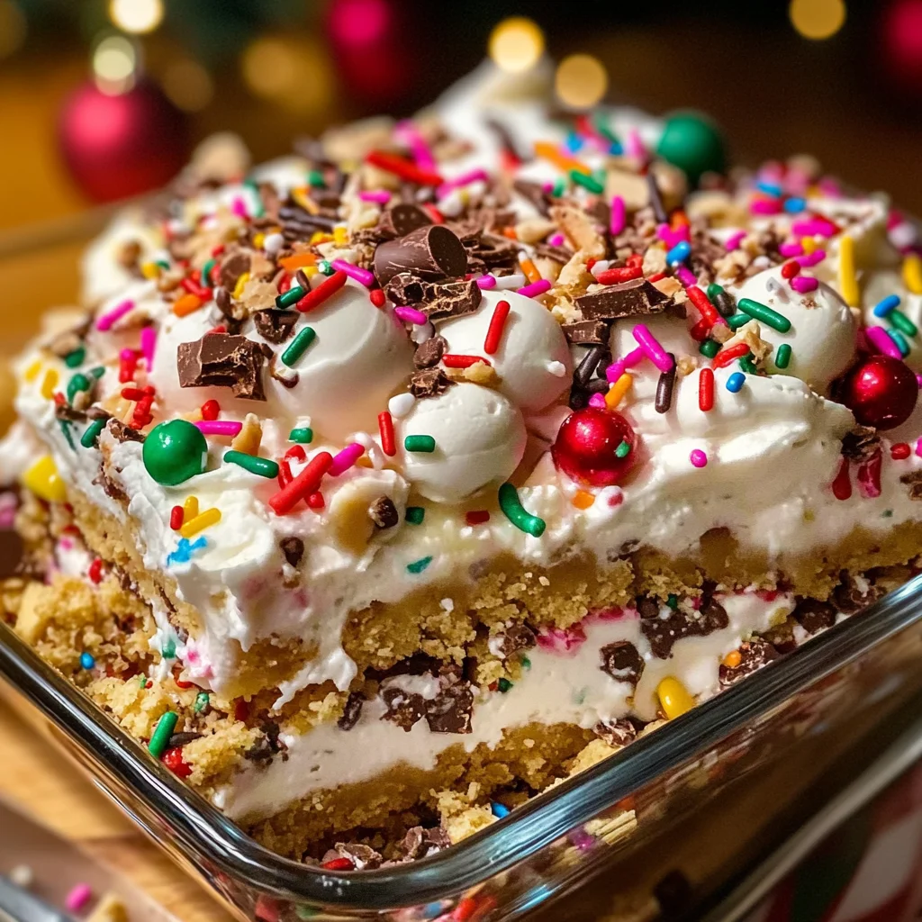 Christmas Cookie Lasagna Recipe