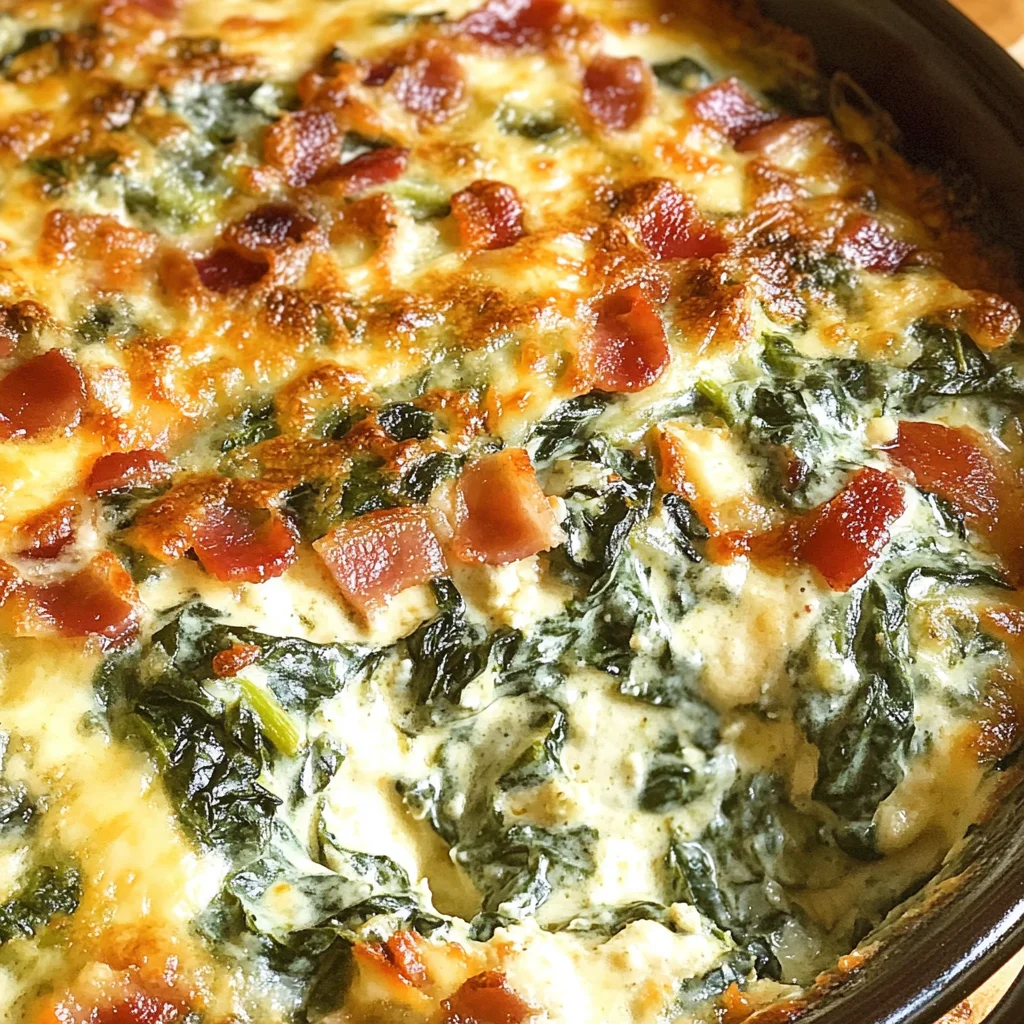 Creamed Spinach Bake