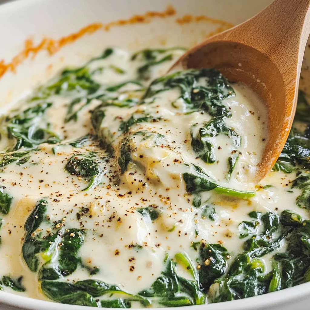 Creamed Spinach Recipe