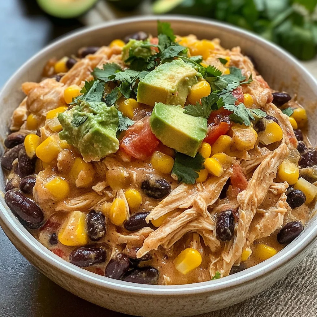 Crock Pot Fiesta Chicken