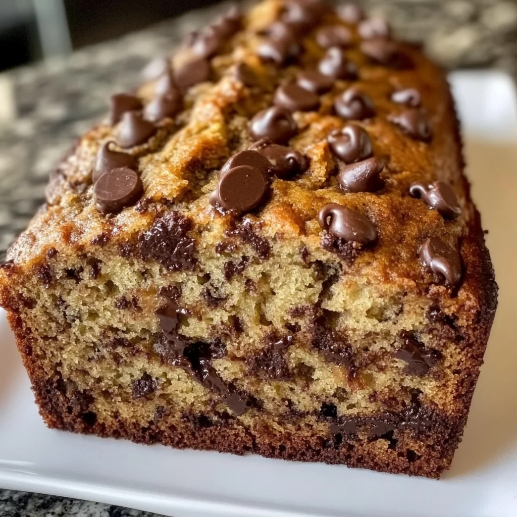 Irresistible Super Moist Chocolate Chip Banana Bread