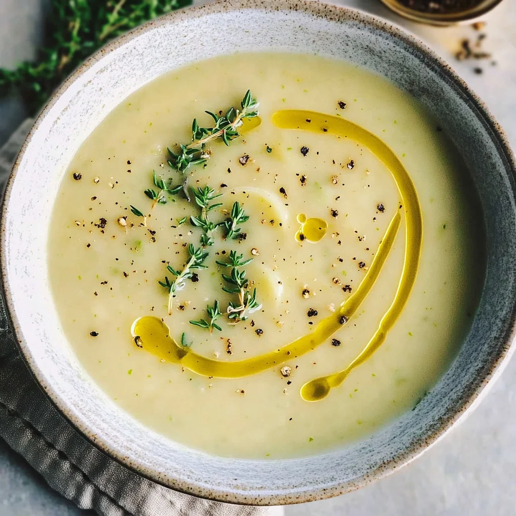 Julia Child's Creamy Potato Leek Soup