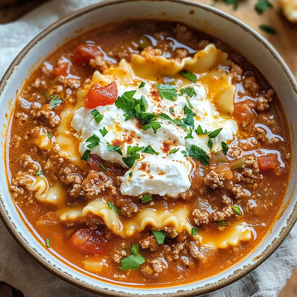 Lasagna Soup