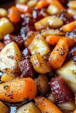 Maple Dijon Roasted Apples & Carrots