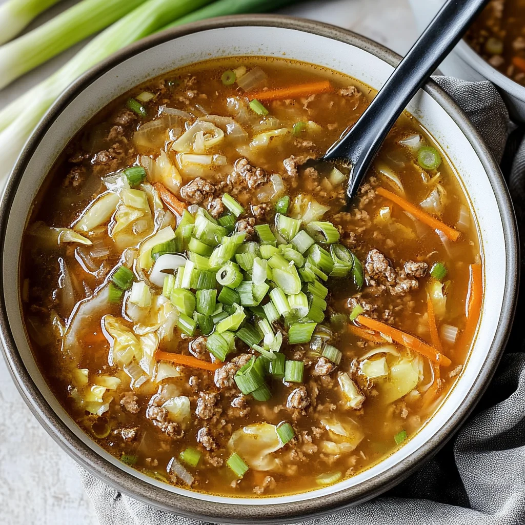 Paleo Egg Roll Soup (Whole30, AIP)