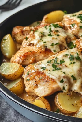 Slow Cooker Parmesan Garlic Chicken and Potatoes