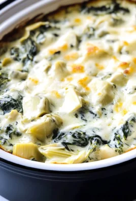 Slow Cooker Spinach Artichoke Dip