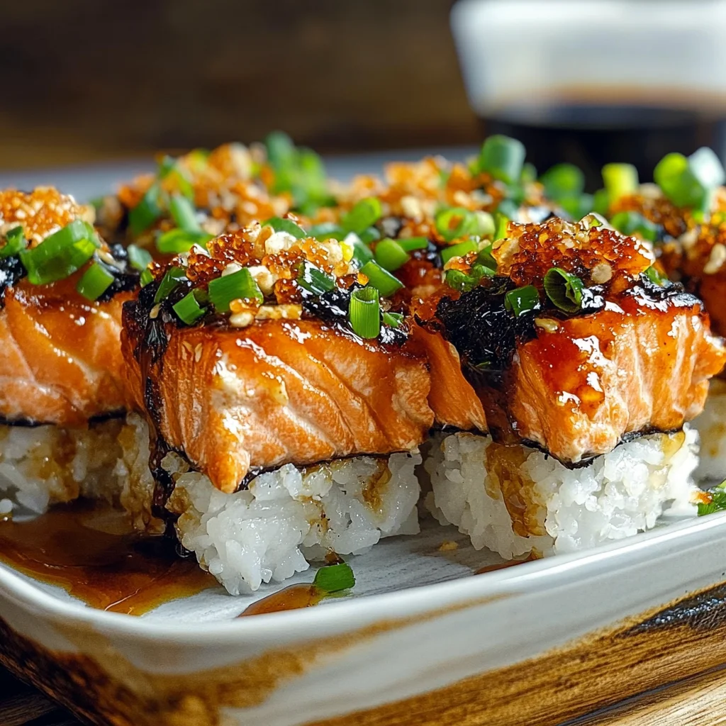 Spicy Salmon Sushi Bake Recipe