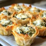 Spinach and Artichoke Dip Cups