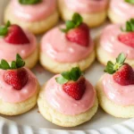 Strawberry Lemonade Melt Away Cookies