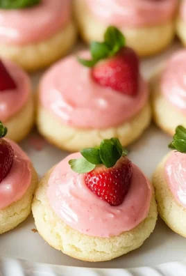 Strawberry Lemonade Melt Away Cookies