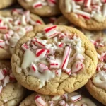 White Chocolate Candy Cane Cookies