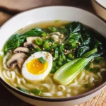 25-Minutes Ginger Garlic Bok Choy Soup - A Delicious Choice