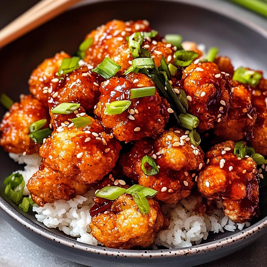 Air-Fried Korean Chili Cauliflower (Gochujang)