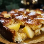 Cardamom Pear Bread Pudding