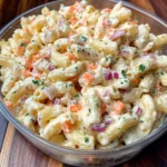 Cheddar Sour Cream Macaroni Salad Recipe