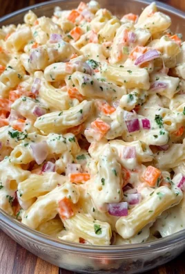 Cheddar Sour Cream Macaroni Salad Recipe