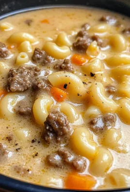 Cheeseburger Macaroni Soup: Creamy Comfort in Every Bowl