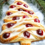 Christmas Tree Cream Cheese Danish