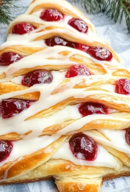 Christmas Tree Cream Cheese Danish
