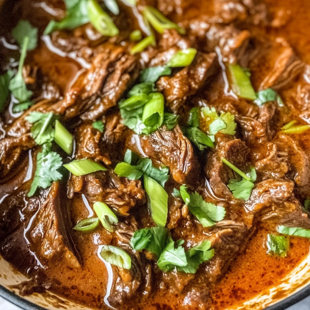 Coconut Red Curry Drip Beef