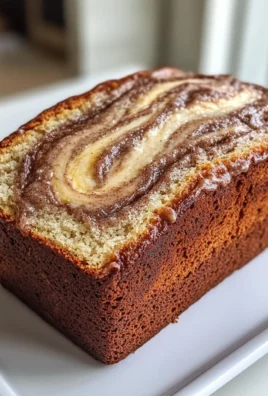 Cream Cheese Cinnamon Swirl Banana Bread
