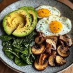 Creamy Avocado Breakfast Plate