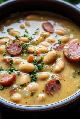 Creamy Bean Soup with Kielbasa