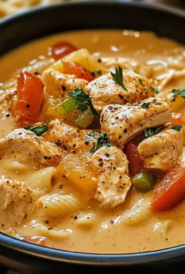 Creamy Cajun Chicken Pasta Soup