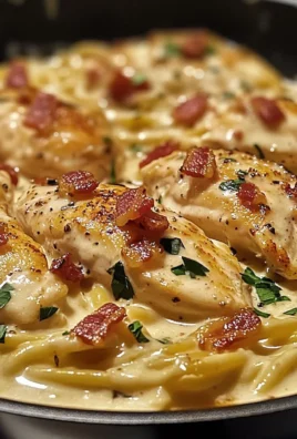 Creamy Skillet Chicken Carbonara with Bacon