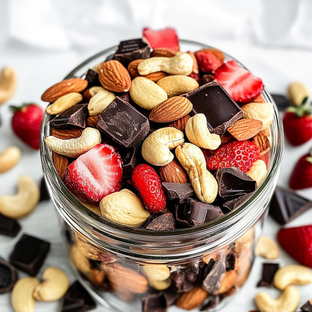 Dark Chocolate Trail Mix Recipe {Heart Healthy}