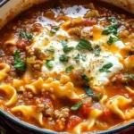 Delicious & Hearty Lasagna Soup Recipe - Perfect for Fall Dinner!