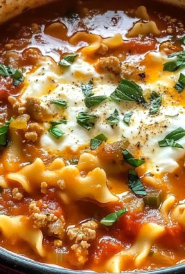 Delicious & Hearty Lasagna Soup Recipe - Perfect for Fall Dinner!
