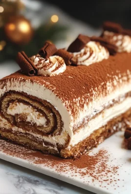 Gourmet Tiramisu Yule Log Cake