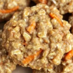 Healthy Carrot Cake Oatmeal Cookies