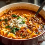 Italian Lasagna Soup - theamazingfood