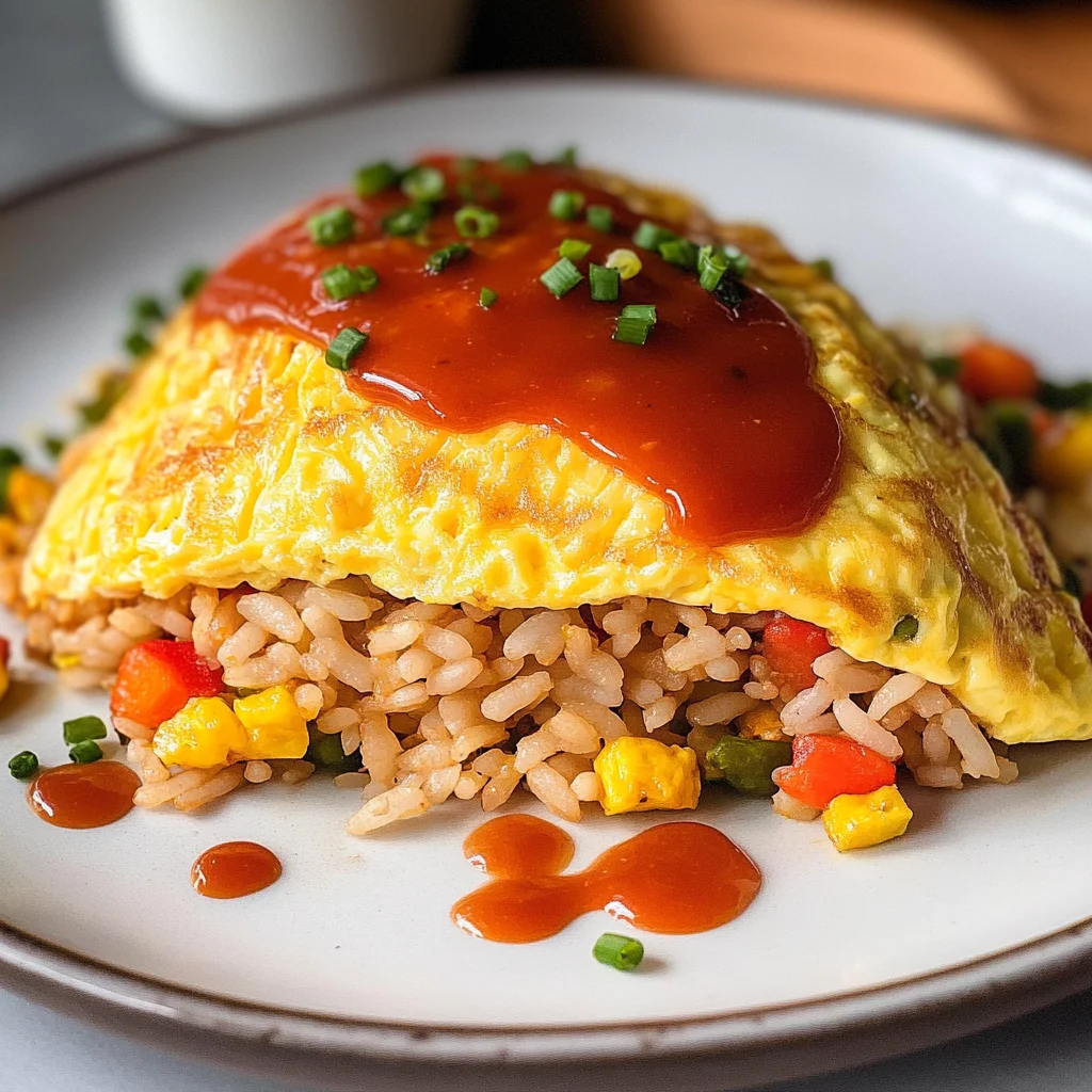 Omurice (Japanese Rice Omelet)