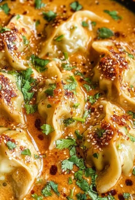 One Pan Baked Dumplings