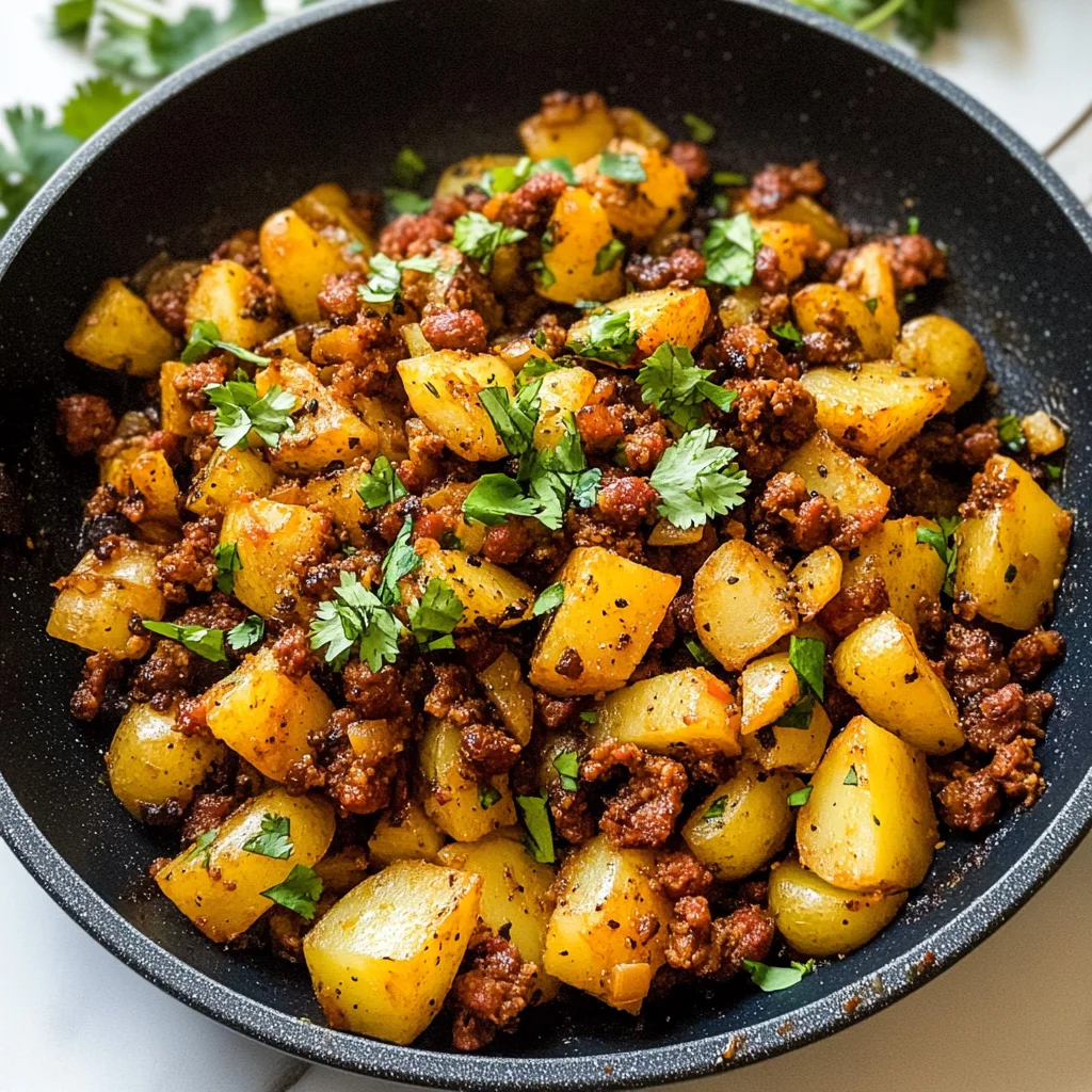 Papas con Chorizo