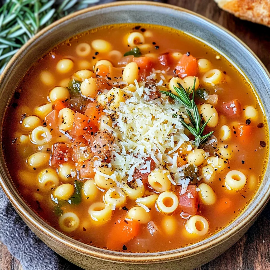 Pasta e Fagioli (Pasta and Beans Soup)
