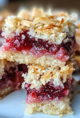 Raspberry Coconut Bars Recipe